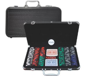 POKER PRO סט פוקר במארז מזוודה שחור