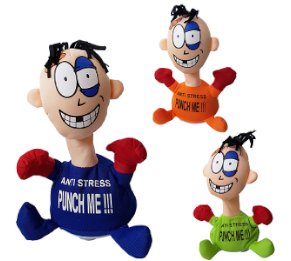 בובת ANTI STRESS להצמדה לשולחן עבודה