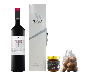 מארז יין מוני וחרוסת – מארז חג