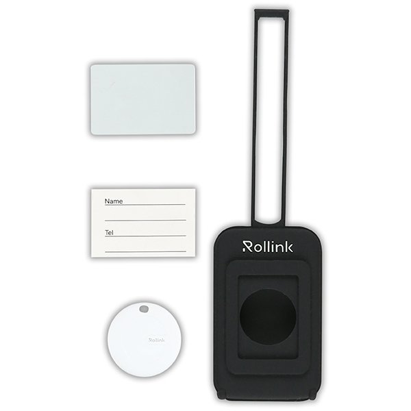 ROLLTAG תג מזוודה חכם מבית Rollink עם תמיכה ב-Apple Find My וב-Google Find My Device